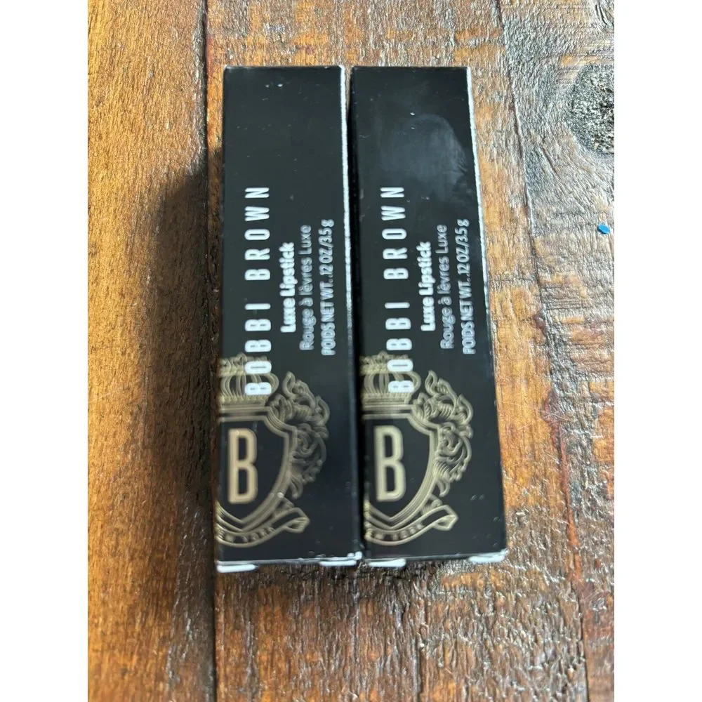 Bobbi Brown 10 Hour Moisturizing Luxe Lipstick 508 TANGO NIB Set Of Two Cosmetic